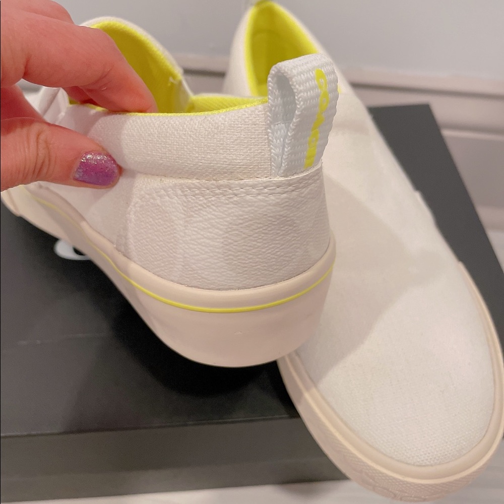 Coach slip on woman white canvas sneaker - Picture 2 of 2